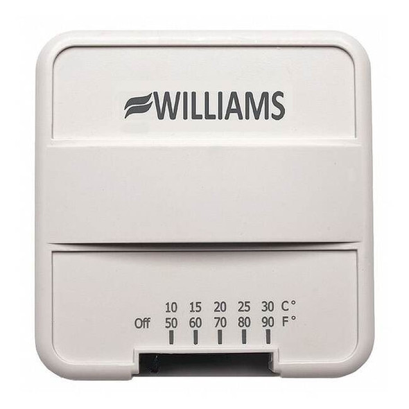 Columbus Electric Wall Mount Gas Htr Thermostat,Whte P322016