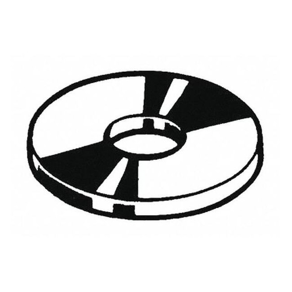 Fender Washer, For Screw Size 5/16" ,Steel Black Oxide Finish, 100 PK