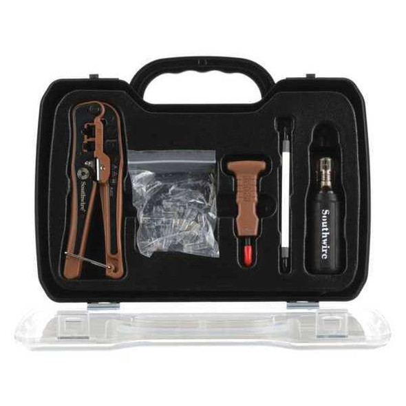 Southwire Communications Tool Set,4 Pieces,w/Case 58744140