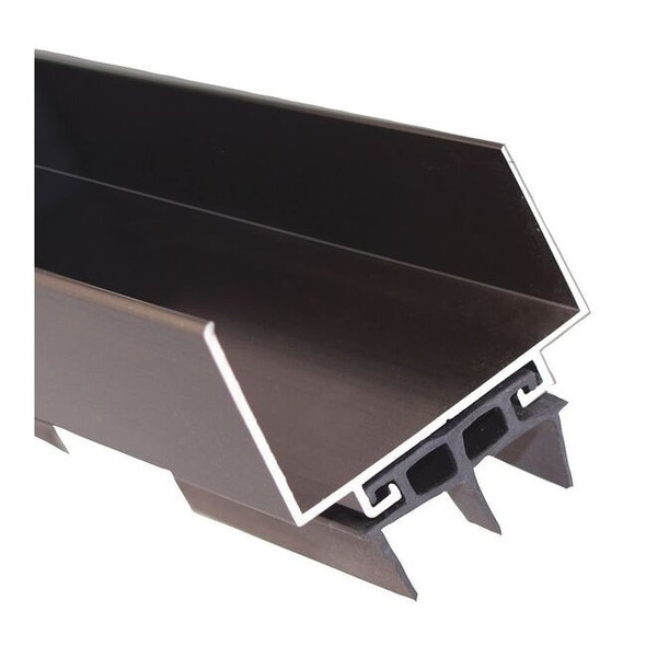 Pemko Door Bottom,Dark Bronze,48 in.L 2173DV48