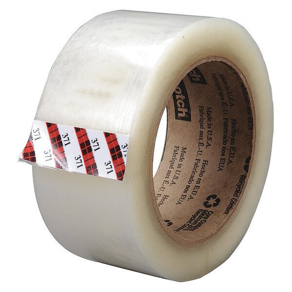 Scotch CartonSealingTape,1.8mil,Clear,PK24 371 Scotch CartonSealingTape,1.8mil,Clear,PK24 371