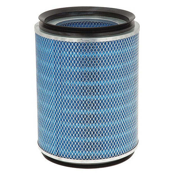 Tennant Air Filter,Synthetic Fiber,Black/Blue 1045900