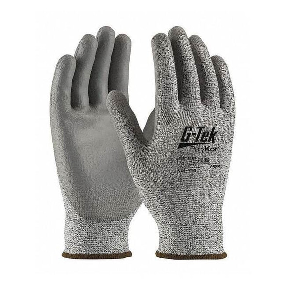 Cut-Resistant Coated Gloves, Cut Level A2 ,Dipped ,Polyurethane ,Smooth ,M 12 PK
