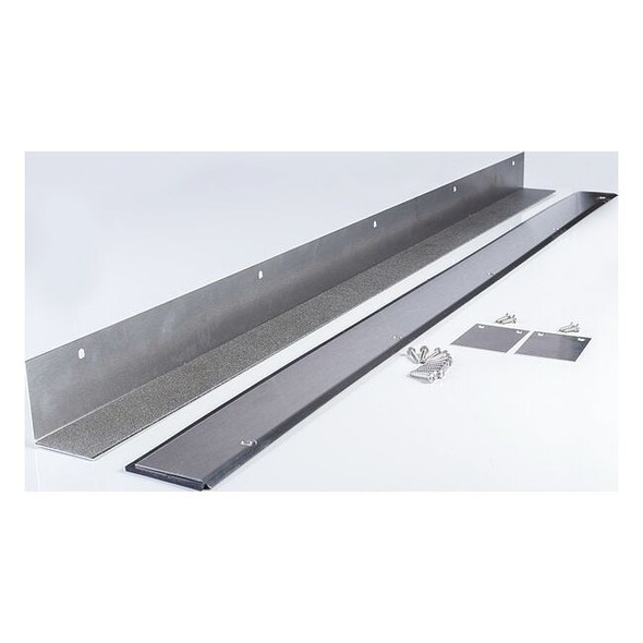 National Guard Door Bottom,Brushed SS,1/4" Insert Size 9590-48