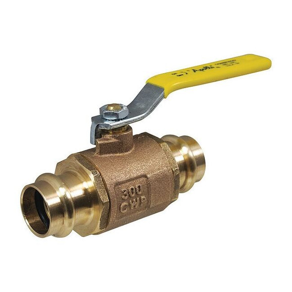 Apollo Valves Manual 2-Way Ball Valve,Press,Bronze 77W10301A