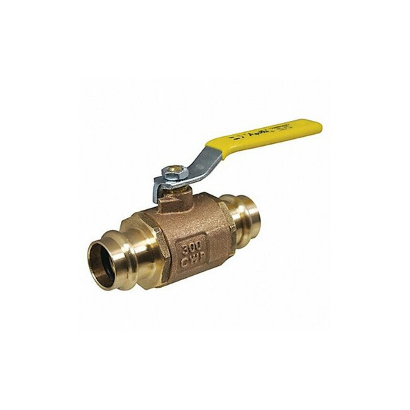 Apollo Valves Manual 2-Way Ball Valve,Press,Brass 77W10801A Apollo Valves Manual 2-Way Ball Valve,Press,Brass 77W10801A