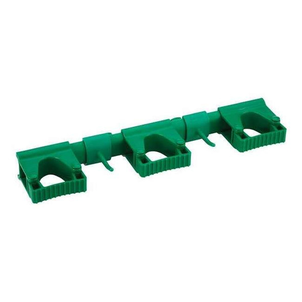 Vikan Tool Wall Bracket,16 1/2 in L,Green 10112