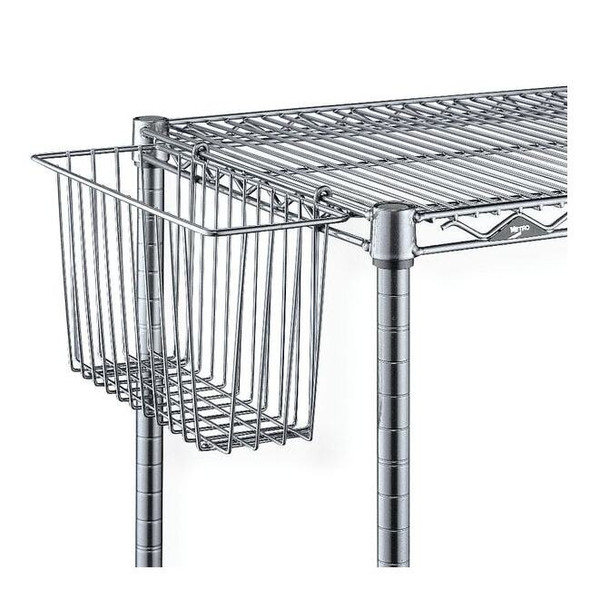 Metro Storage Basket, Steel, Silver, 13-3/8x5x7 H209C