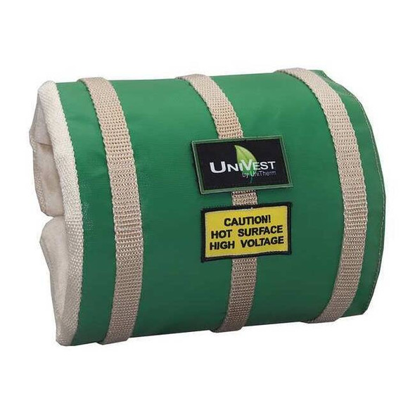 Unitherm 2" x 13" L Fiberglass Cloth Insulated Pipe Jacket 1" Wall UVST 1312
