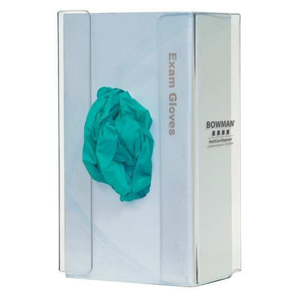 Glove Dispenser, PETG, Holds (1) Box ,Clear ,9-7/8 in H x 5-3/4 in W x 4 in D