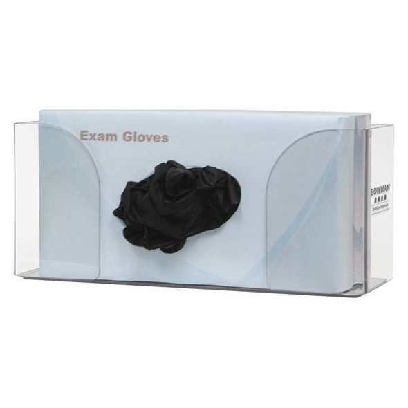 Glove Dispenser, PETG, Holds (1) Box ,Clear ,5 in H x 10-1/2 in W x 4 in D