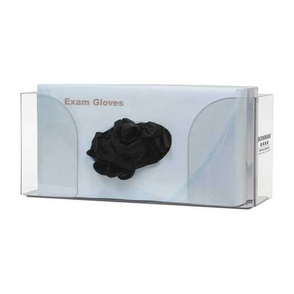 Glove Dispenser, PETG, Holds (1) Box ,Clear ,5 in H x 10-1/2 in W x 4 in D