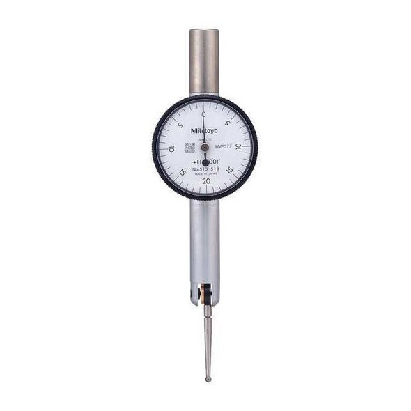 Mitutoyo Dial Test Indicator,Vert,0 to 0.040 In 513-518-10E