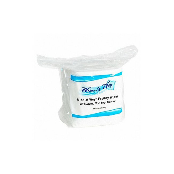 Wipe-A-Way Disposable Wipes, 8" x 10", 2 Pack, 800 Sheets/ Pack WA-800