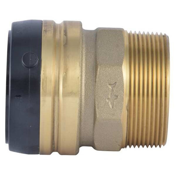 Sharkbite Strt, Brass, Push-Fit 2 in, MNPT 2 in UXL115450M