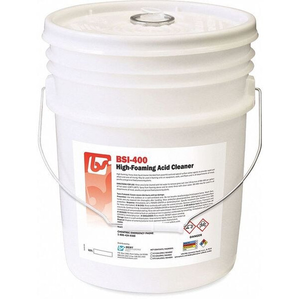 Best Sanitizers Acidic Cleaner, Pail, 5 gal, Unscented BSI4002
