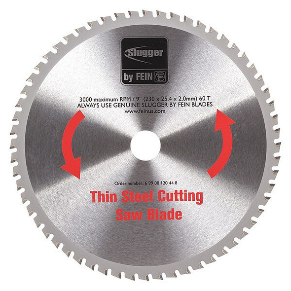 Fein Circular Saw Blade,Carbide,9 in. dia. MCBL09-TS