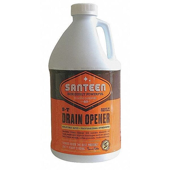 Santeen Drain Opener,Sulfuric Acid,1/2 gal.,PK4 210
