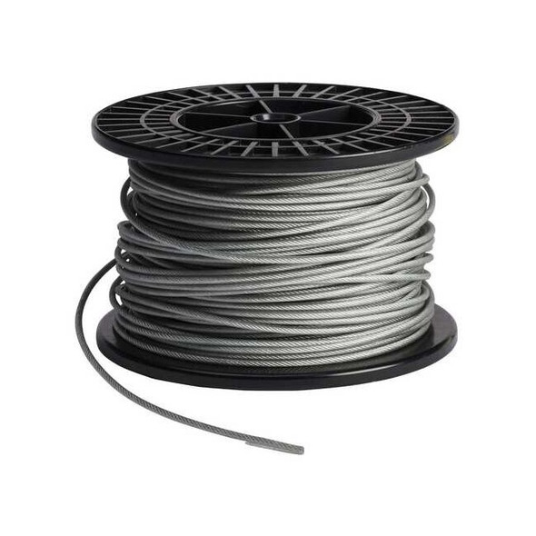 Brady Cable Lockout, Clear, 164 ft. L Cable 122263