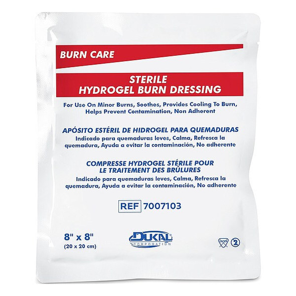 Burnaid Burn Dressing, Sterile, White, PK4 30670