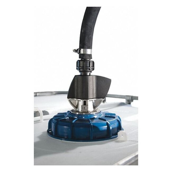 Piusi Coupler,SSBody,90Outlet,3/4inHoseBarb F1891000A