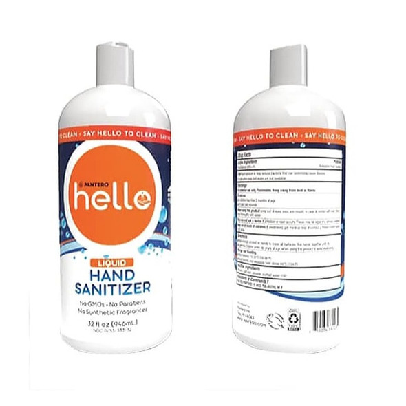Pantero Hand Sanitizer,Liquid,32 oz.,PK16 JTL-4098