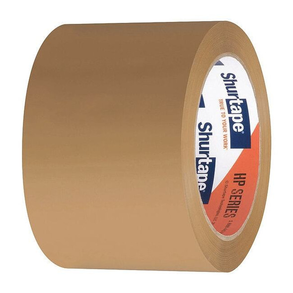 Shurtape Carton Sealing Tape, 3 mil, Tan, PK24 207892