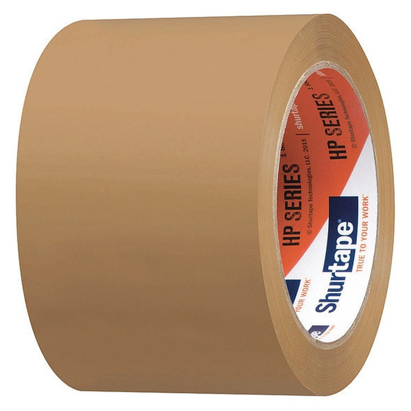 Shurtape Carton Sealing Tape,Tan,72mm W,PK24 207892