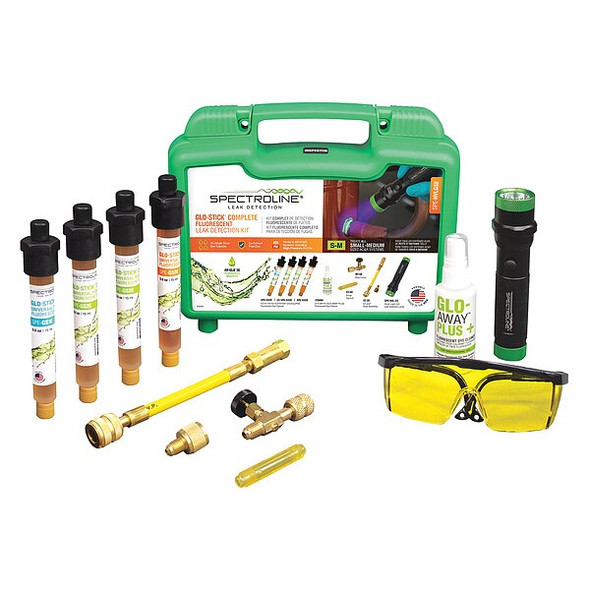Spectroline Fluorescent Leak Detect Kit,Green,0.5 oz SPE-HVLGSE Spectroline Fluorescent Leak Detect Kit,Green,0.5 oz SPE-HVLGSE