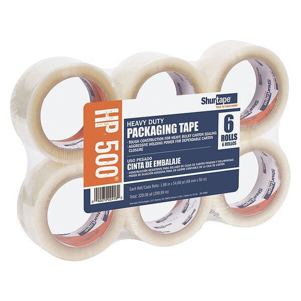 Shurtape Carton Sealing Tape,Clear,48mm W,PK36 207831