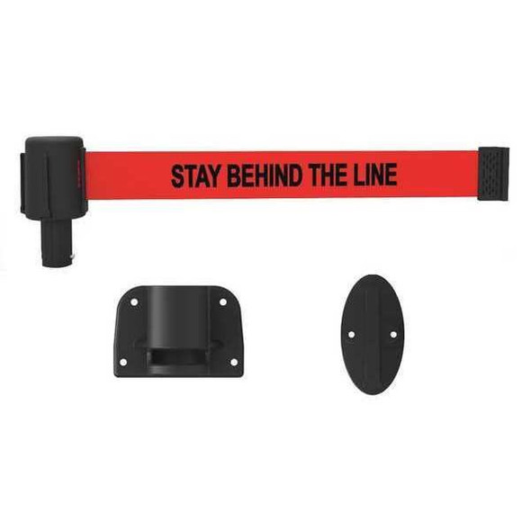 Banner Stakes Belt Barrier,Matte,Red Belt PL4125 Banner Stakes Belt Barrier,Matte,Red Belt PL4125