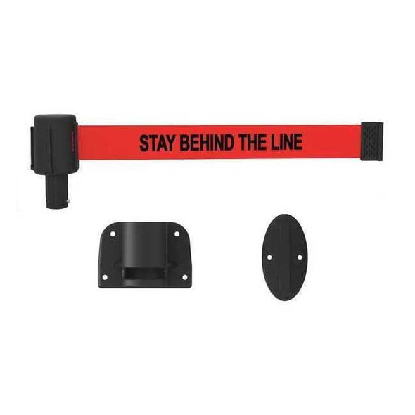 Banner Stakes Belt Barrier,Matte,Red Belt PL4125