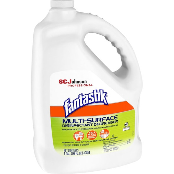 Fantastik Disinfectant Degreaser, Bottle, Unscented, 4 PK 311930
