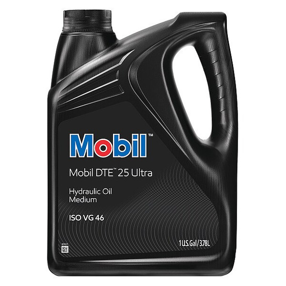 Mobil Hyd Oil,DTE 25,ISO 46,1 gal.,PK4 125365 Mobil Hyd Oil,DTE 25,ISO 46,1 gal.,PK4 125365