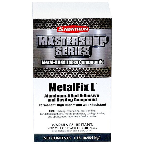 Abatron Putty, 1 lb Container Size, Pail, MetalFix P, Gray MTFXL1