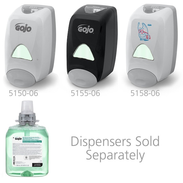 Gojo 1,250 mL Foam 2-in-1 Shampoo & Body Wash Cartridge 5163-04