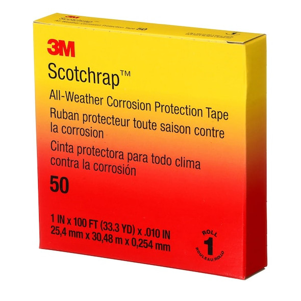 3m ElectricalTape,Black,33-3/8ydL,1inW,PK10 50-UNPRINTED-1X100FT