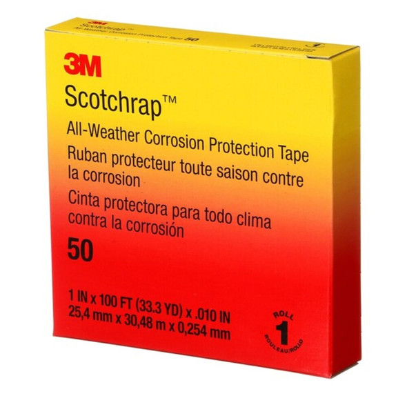 3m ElectricalTape,Black,33-3-8ydL,1inW,PK10 50-UNPRINTED-1X100FT