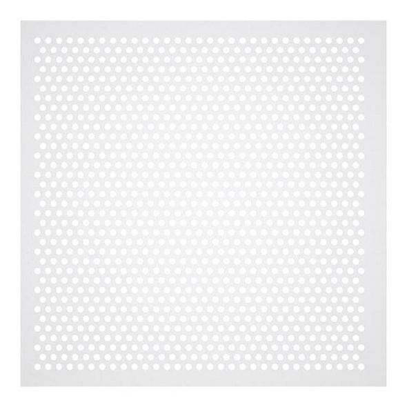 American Louver Square Perforated Diffusers, White STR-PERF-2212-5PK