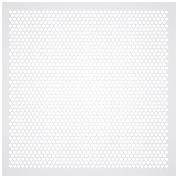 American Louver Square Perforated Diffusers, White STR-PERF-2238-5PK
