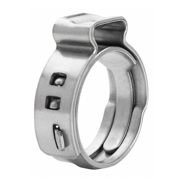 Oetiker Single-Ear Clamp,SS,59/64"Max OD,PK100 16700028-100