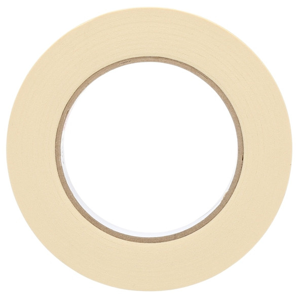 3m Masking Tape, 18 mm W x 55 m L, 5.2 mil Thick, Tan, Rubber Adhesive, 48 PK 2307
