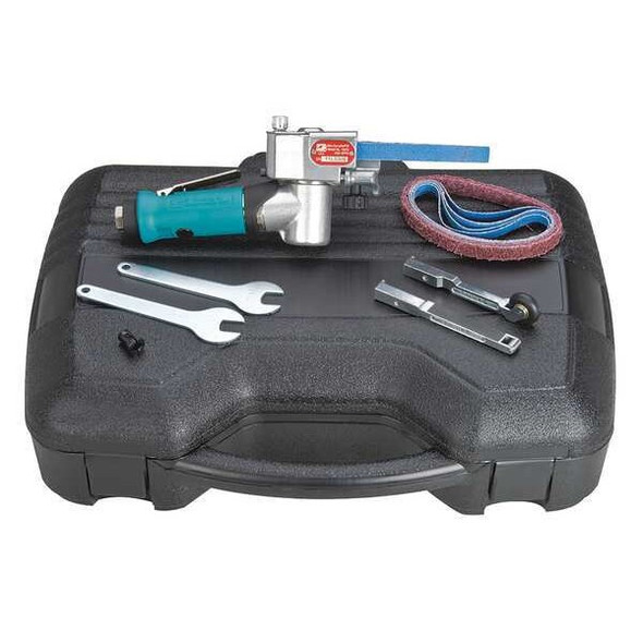 Dynabrade Air Belt Sander, 0.4 HP, 1/8 to 1/2 x 12 15006