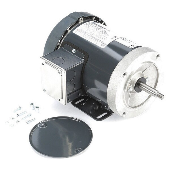 Leeson Motor,3-Ph,3/4 HP,208-230/460V,56J 056T34F5343