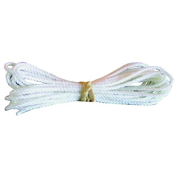 Annin Flagmakers Braided Halyard,5/16 In.Dia,White 803500