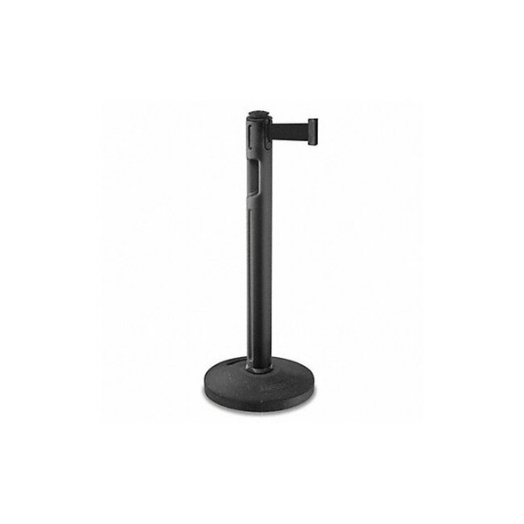 Lavi Industries Barrier Post,38-1/4" H,Black 80-5000R/BK/BK