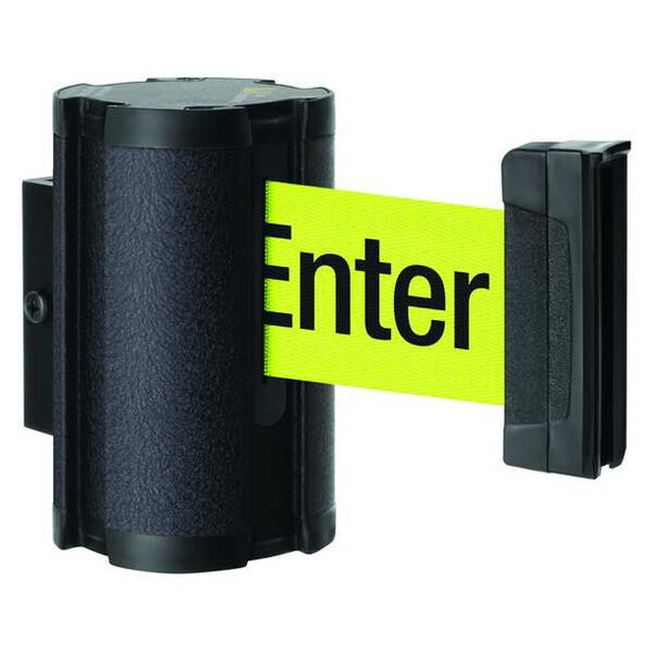 Lavi Industries Retractable Belt Barrier,Textured 50-3010WB/FY/S6