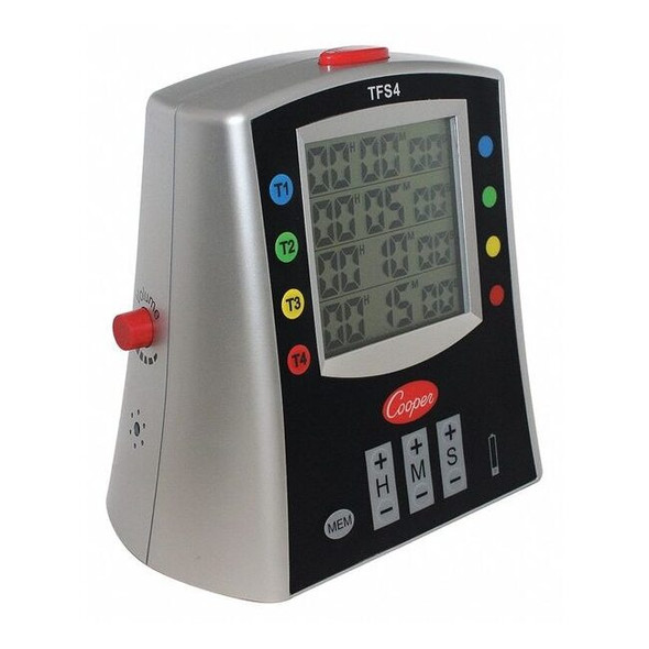 Cooper-Atkins Digital Timer,Min. Time Setting 59 sec. TFS4-01