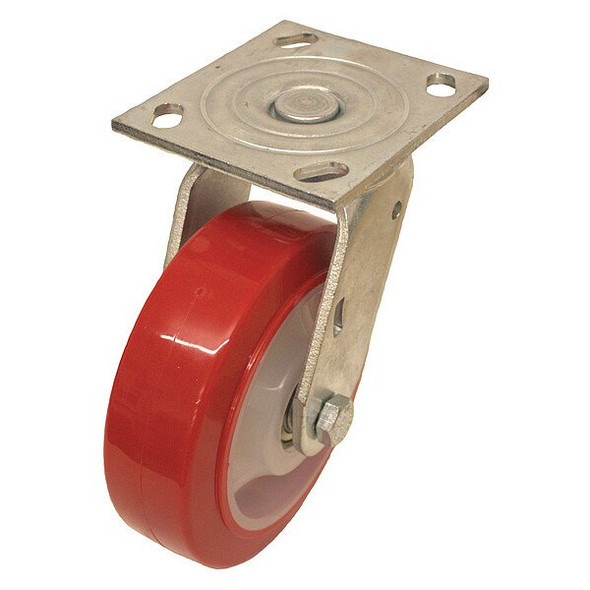 NSF-Listed Plate Caster,770 lb. Ld Rating,Ball