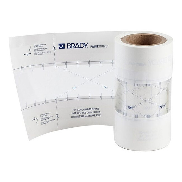 Brady Floor Stencil,Polypropylene,5" Overall H, 148814 148814